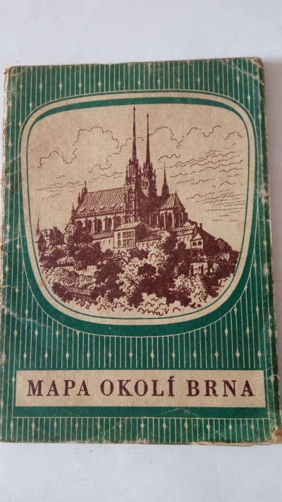 Mapa okolí Brna