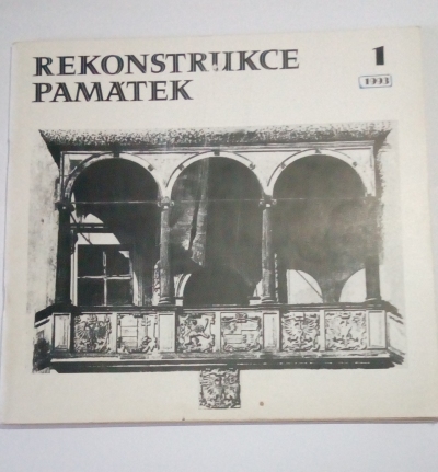 časopis Rekonstrukce památek, č. 1/1993
