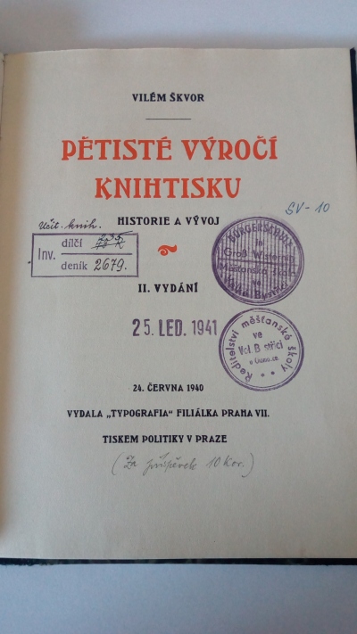 Pětisté výročí knihtisku – historie a vývoj