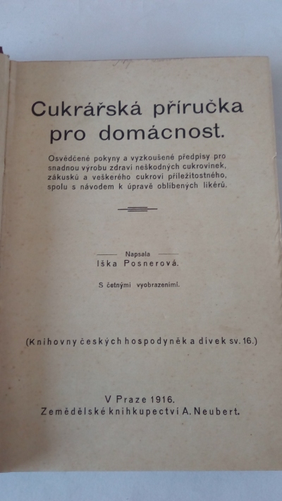 Cukrářská příručka pro domácnost