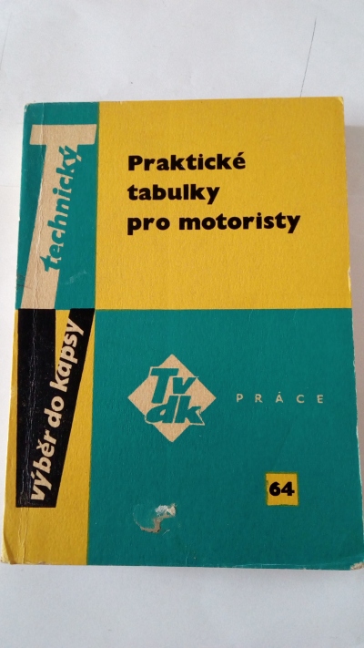 Praktické tabulky pro motoristy