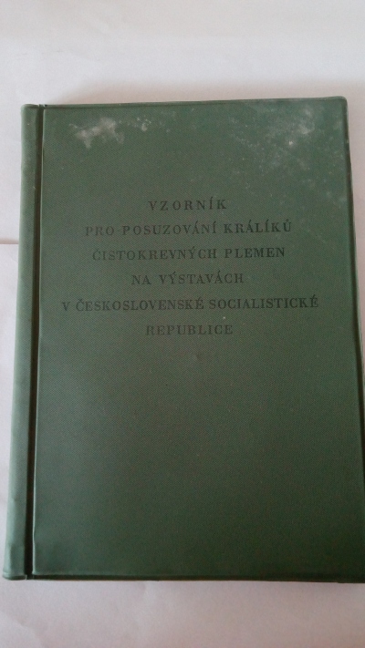 Vzorník pro posuzování králíků čistokrevných plemen na výstavách Čs. Socilalistické republice