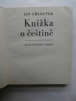 Knížka o češtině