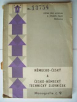 Německo-český a česko-německý technický slovníček