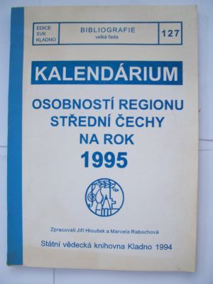 Kalendárium osobností regionu střední Čechy na rok 1995