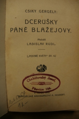 Dcerušky páně Blažejovy