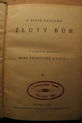 Žlutý bůh