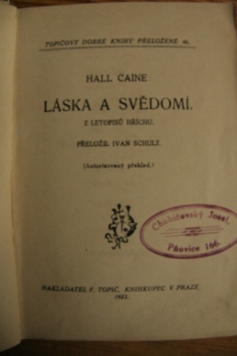 Láska a svědomí