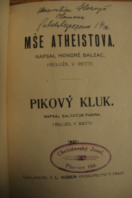 Mše atheistova, Pikový kluk
