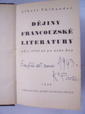Dějiny francouzské literatury