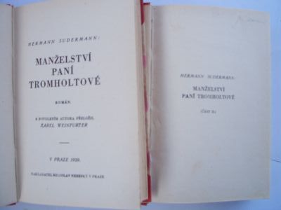 Manželství paní Tromholtové 1 a 2