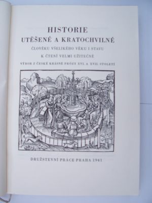 Historie utěšené a kratochvilné