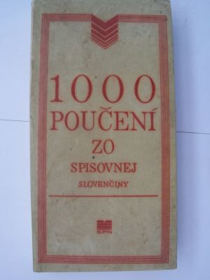 1000 poučení zo spisovnej slovenčiny