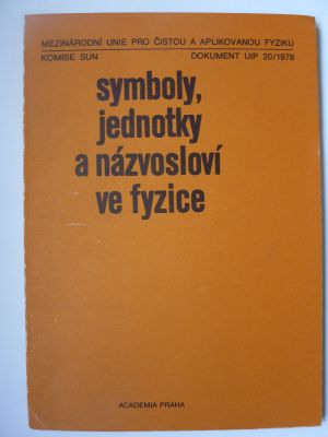 Symboly, jednotky a názvosloví ve fyzice