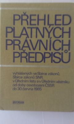 Přehled platných právních předpisů