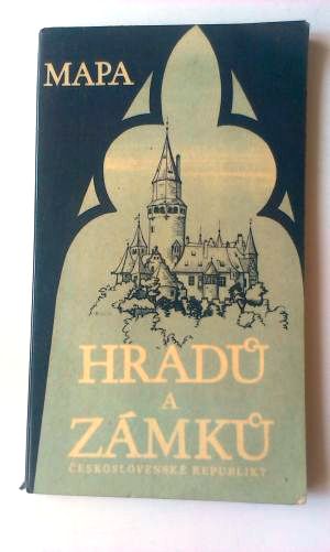 Mapa hradů a zámků Československé republiky