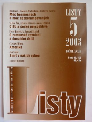 Listy 2003 číslo 5