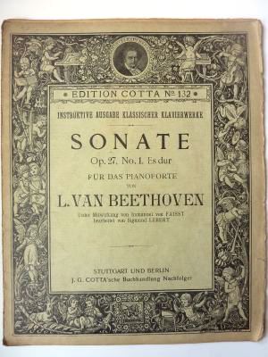 Sonate Op. 27, No. 1 Es dur