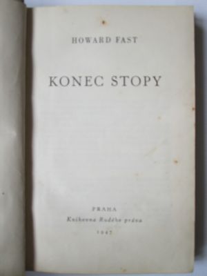 Konec stopy