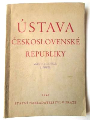 Ústava Československé republiky