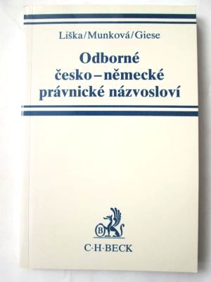 Odborné česko-německé právnické názvosloví