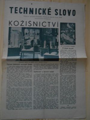 Technické Slovo 8. října 1932