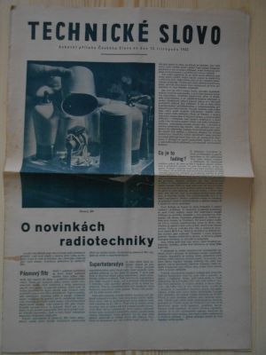 Technické Slovo 12. listopadu 1932