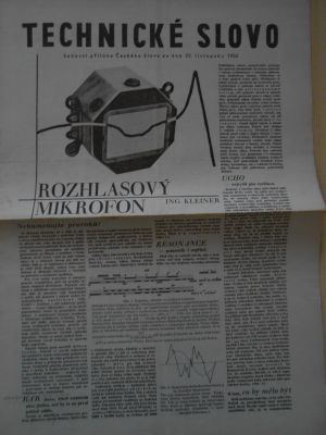 Technické Slovo 25. listopadu 1933