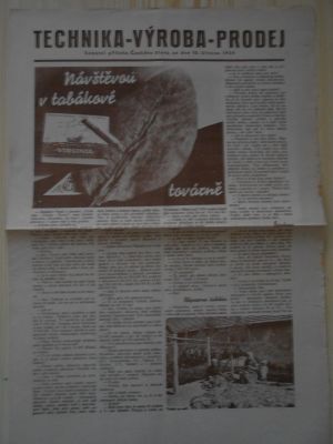 Technika-Výroba-Prodej 10. března 1934