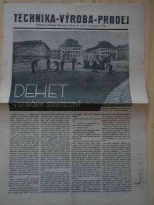 Technika-Výroba-Prodej 3. listopadu 1934