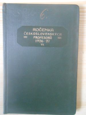VI. Ročenka československých profesorů 1926-27