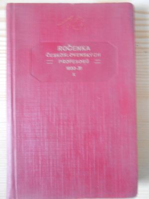 X. Ročenka československých profesorů 1930-31