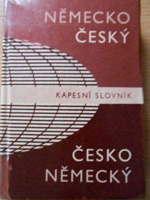 Německo český, česko německý kapesní slovník