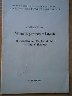 Měststké papírny v Litovli