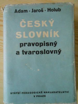 Český slovník pravopisný a tvaroslovný