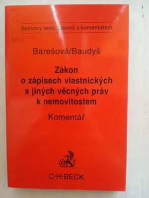 Zákon o zápisech vlastnických a jiných věcných práv k nemovitostem