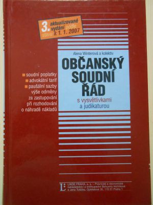 Občanský soudní řád s vysvětlivkami a judikaturou