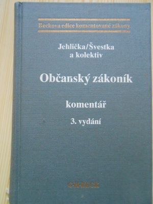 Občanský zákoník - komentář - 3. vydání