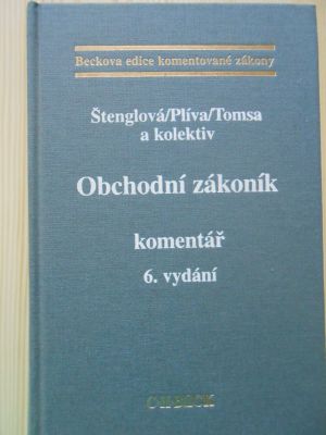 Obchodní zákoník - komentář - 6. vydání