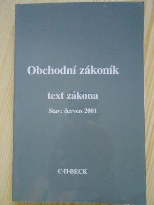 Obchodní zákoník - text zákona - červen 2001