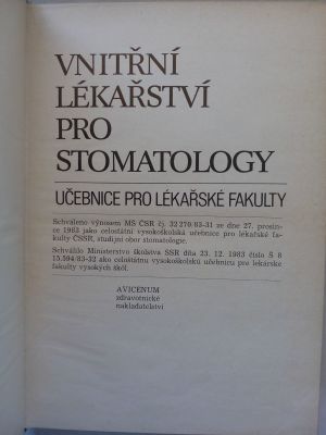 Vnitřní lékařství pro stomatology