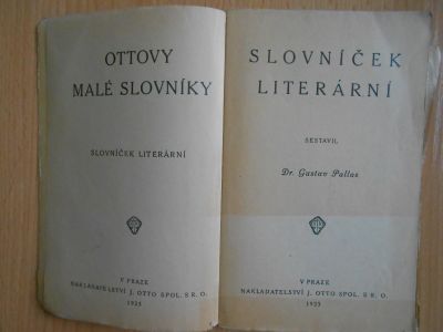 Slovníček literární