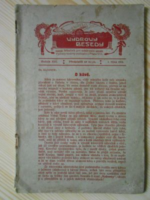 Vydrovy besedy XIII. - 1. října
