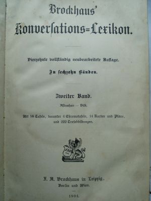 Brockhaus' konversations lexikon
