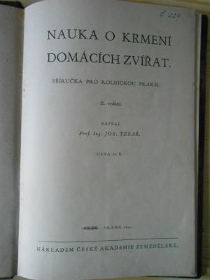 Nauka o krmení domácích zvířat