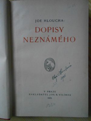 Dopisy neznámého