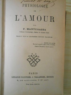 Physiologie de L'Amour