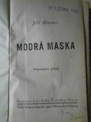 Modrá maska - Pod žhavou oblohou