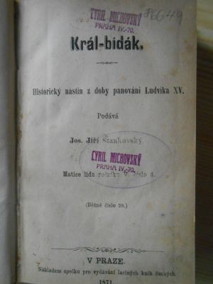 Král-bídák a další