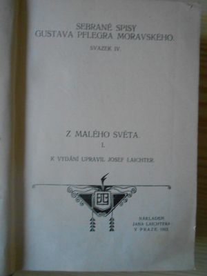 Sebrané spisy Gustava Pflegra Moravského - svazek IV.